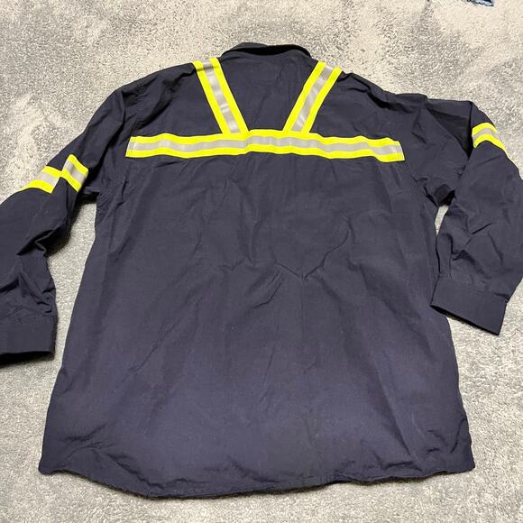 Carhartt CAT2 FR Flame Resistant Shirt Mens XL 59392 Hi Visibility Button ** - Picture 4 of 8